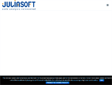 Tablet Screenshot of juliasoft.com